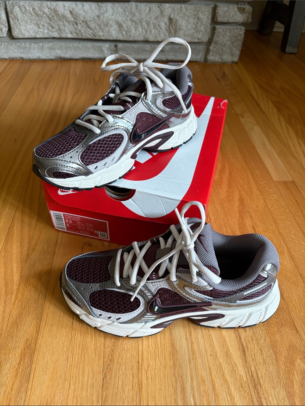 Nike Red Shoe Box with White Logo